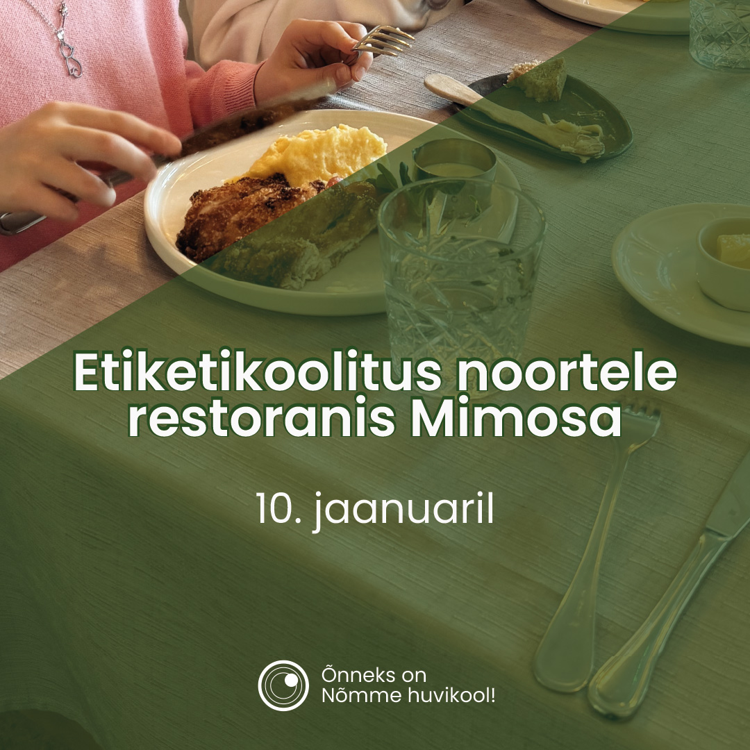 Etiketikoolitus - jaanuar 2026